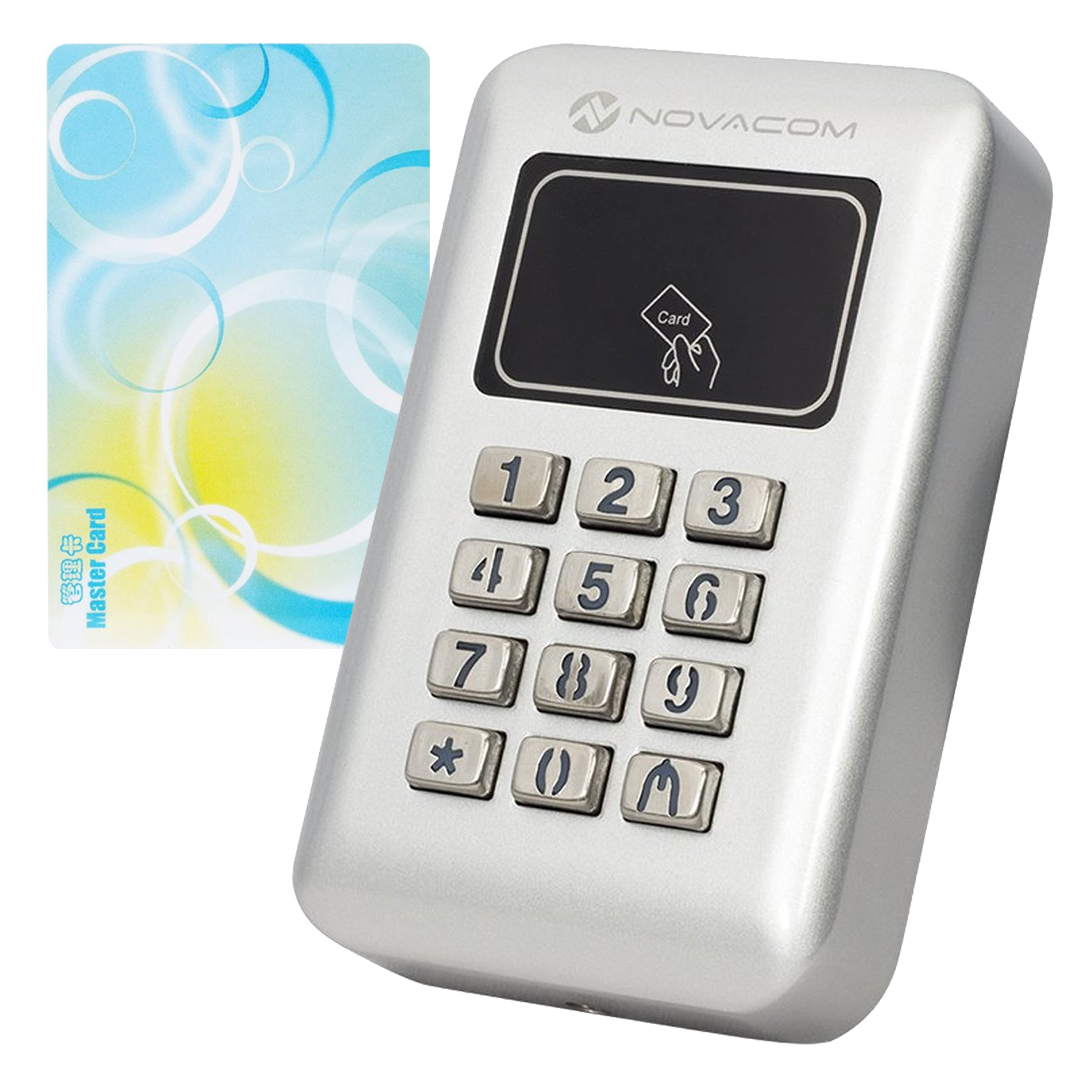 NOVACOM NC-MS03WP METAL ŞİFREMATİK OKUYUCU SU GEÇİRMEZ (PİN+PROX)