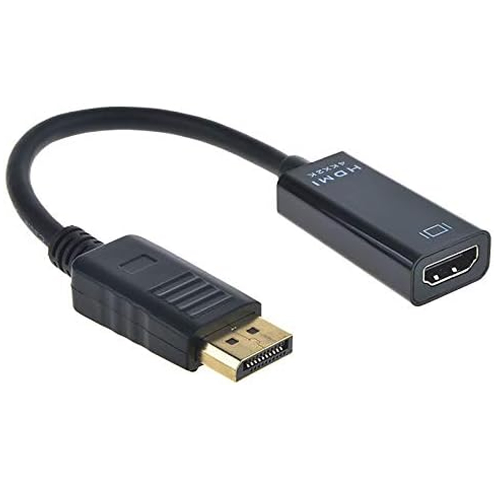 POWERMASTER PM-14030 DISPLAY PORT ERKEK TO HDMI DİŞİ 4K*2K 25CM ÇEVİRİCİ KABLO