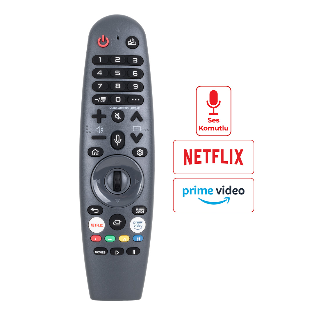 WEKO KL ONVO-SUNNY-SKYTECH-LG-HI-LEVEL MR20GA AKB76036901 4K WEBOS SES KOMUTLU SMART TV KUMANDA