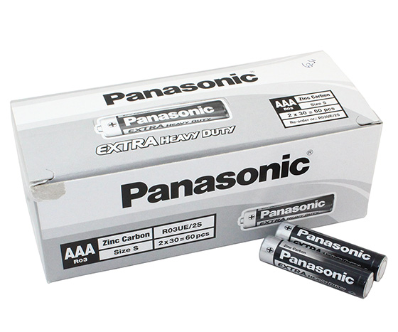 PANASONIC MANGANEZ AAA İNCE KALEM PİL (60LI PAKET)