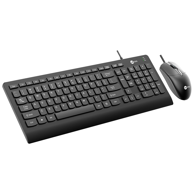 LENOVO LECOO CM103 USB KABLOLU SİYAH Q KLAVYE  MOUSE SET