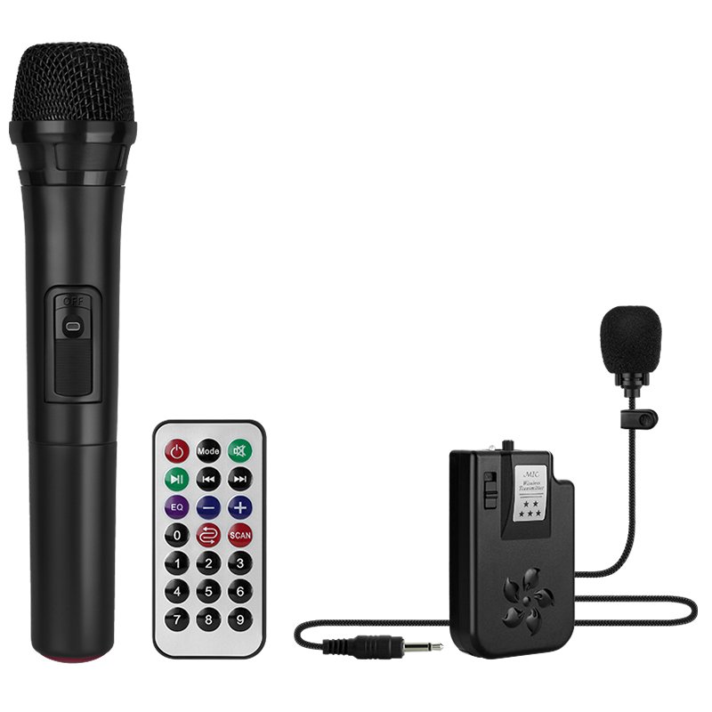 MAGICVOICE MV-2016 VHF EL+YAKA MİKROFONLU USB+SD+BT SEYYAR ANFİ