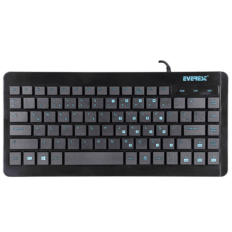 EVEREST KB-410 USB MULTİMEDYA MİNİ Q KLAVYE