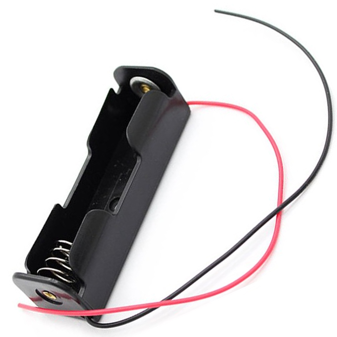 Powermaster BH-18650 Kablolu 18650 Başlıklı Piller İçin Tekli Pil Yuvası