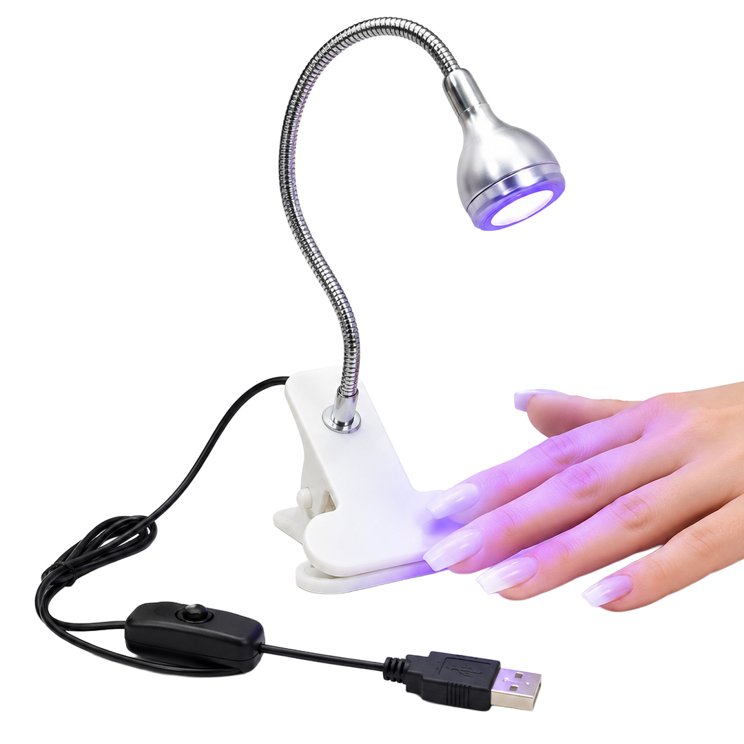 Powermaster PM-20042 UV Protez Tırnak Yapıştırma Para Kontrol USB Masa Lambası Anahtarlı
