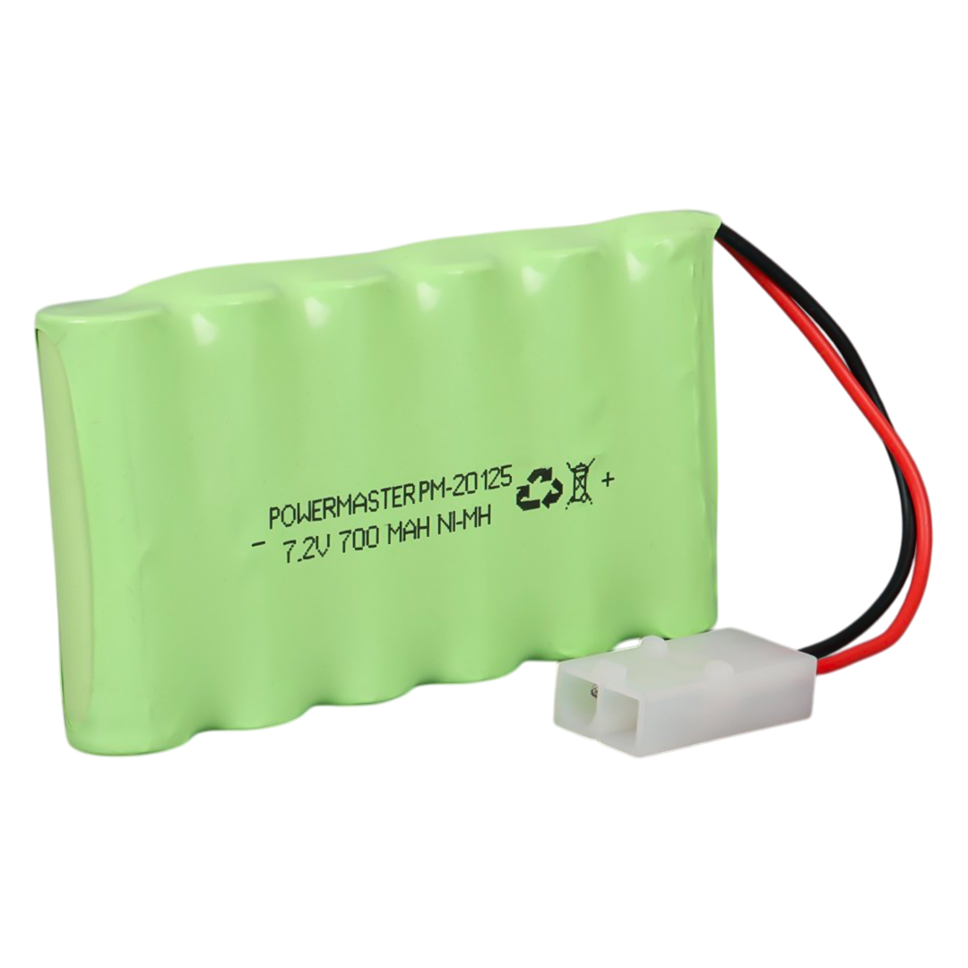 Powermaster PM-20125 7.2 Volt 700 Mah NI-MH 2 Pin Tamiya Soketli 6'Lı Oyuncak Araba Pili