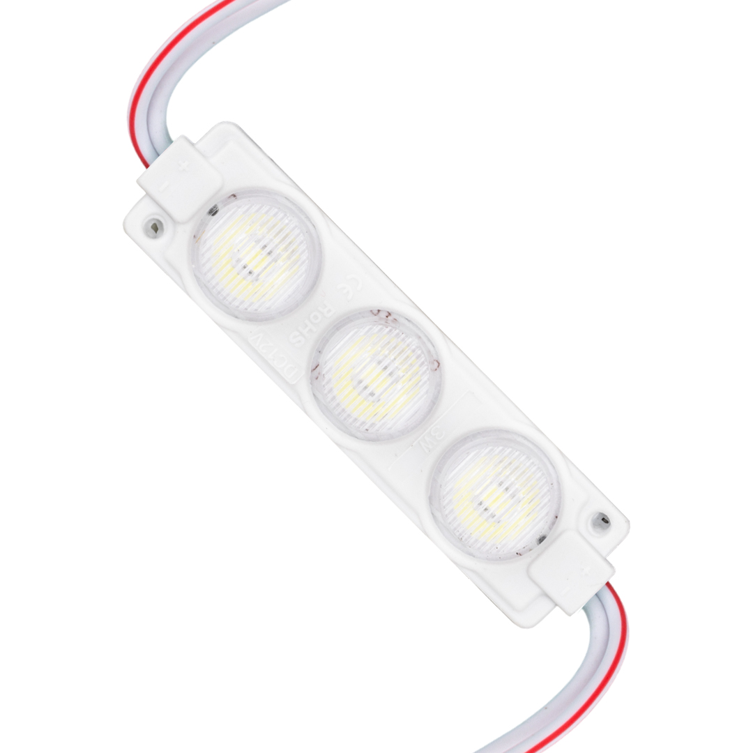 12 Volt 3 Watt Beyaz LED Modül - 74X20 Mm - 3030 Çip