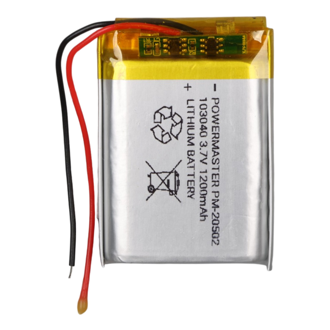 Powermaster 103040 3.7 Volt 1200 Mah Lityum Polimer Pil
