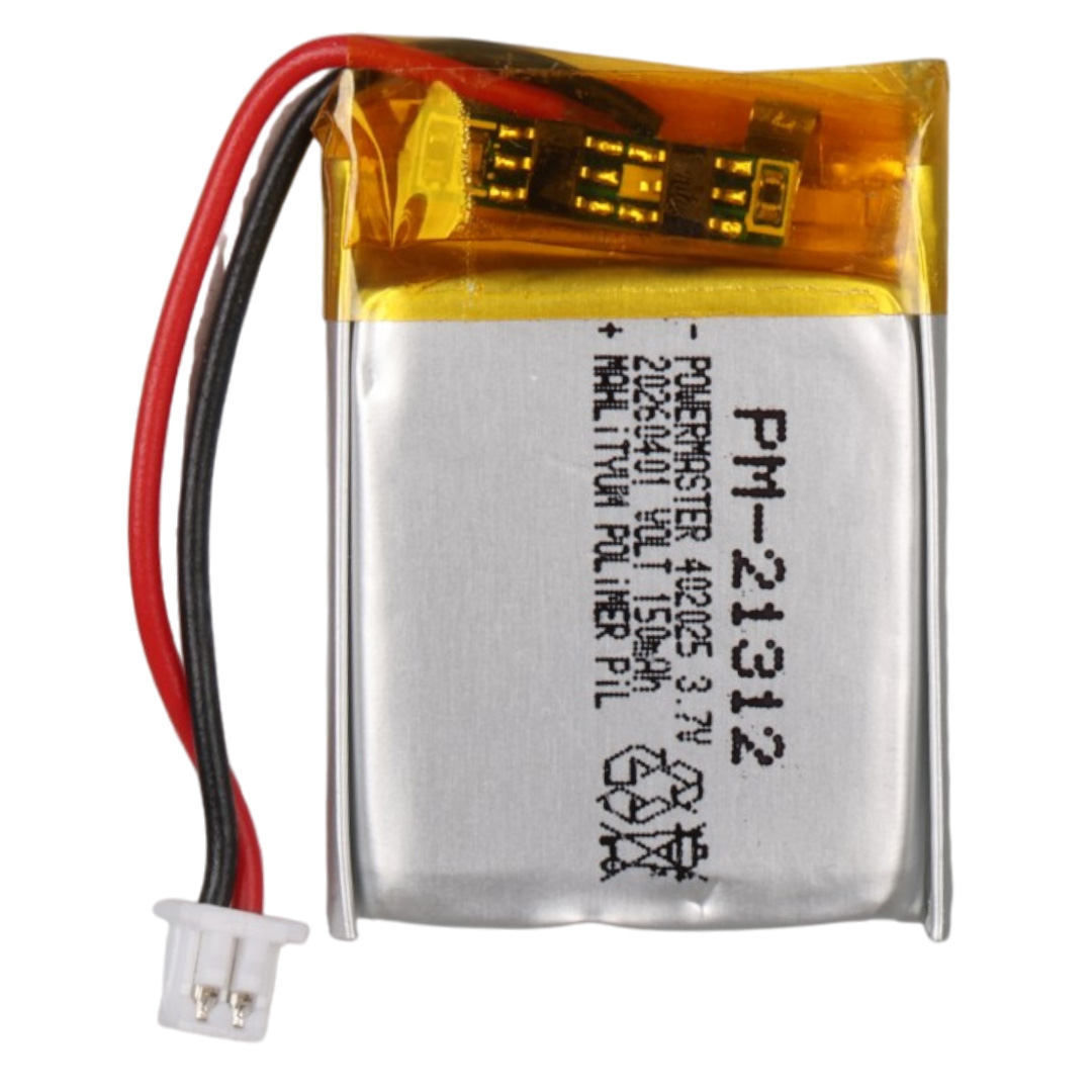 Powermaster 402025 3.7 Volt 150 Mah Lityum Polimer Pil