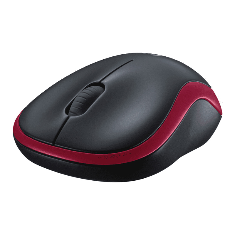 LOGITECH M185 KIRMIZI 1000DPI 2,4 GHZ KABLOSUZ MOUSE