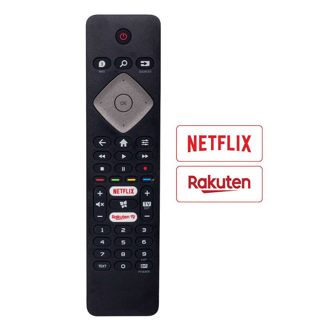 ORJİNAL KL PHILIPS NETFLIX-RAKUTEN TV TUŞLU BRC0884301-01 LED TV KUMANDA