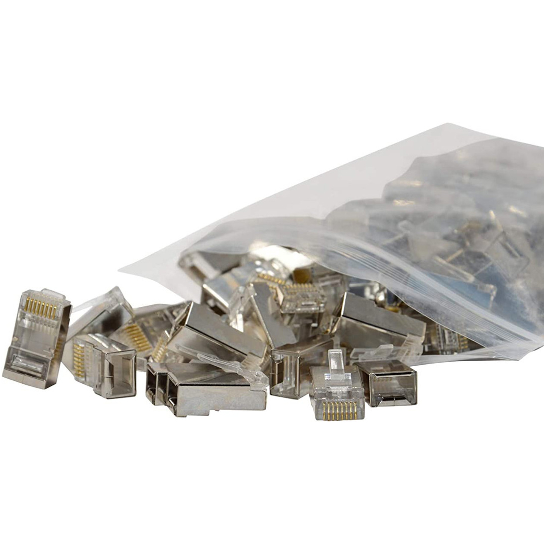 POWERMASTER PM-2334 8P/8C SHIELD RJ45 CAT5 METAL UÇ (100LÜ PAKET)