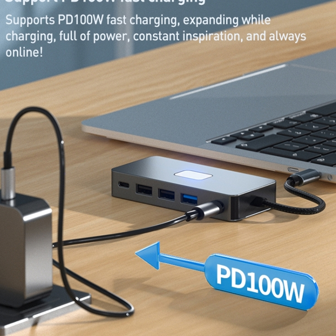 POWERMASTER PM-25078 7 IN 1 USB-C HUB