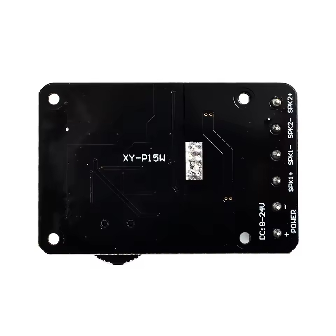 POWERMASTER XY-P15W 2X15 WATT BLUETOOTH STEREO AMFİ MODÜLÜ AMPLİFİKATÖR DEVRESİ 50X33MM