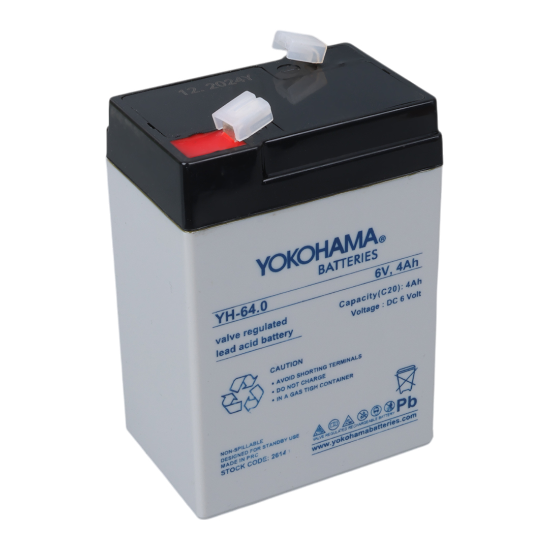 YOKOHAMA YH-64.0 6 VOLT - 4 AMPER IŞILDAK AKÜSÜ (70 X 48 X 101 MM)