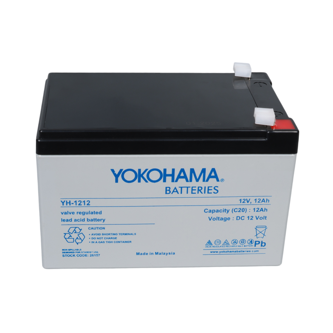 YOKOHAMA YH-1212 12 VOLT - 12 AMPER KURU AKÜ (151 X 98 X 95 MM)