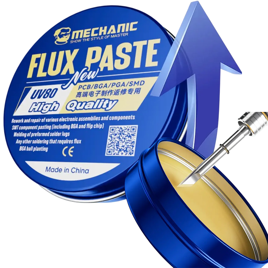 PowerMaster UV80 80 Gram Lehim Flux Pastası PCB-BGA-PGA-SMD