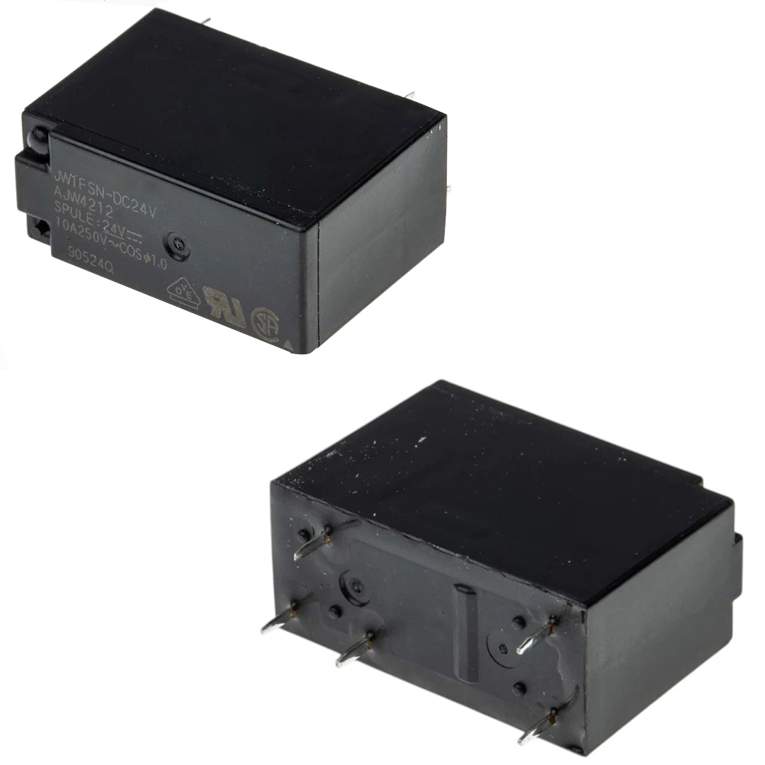 Panasonic  250V AC 10A JW1FSN-24V 1Z Siyah 5 Pin Röle
