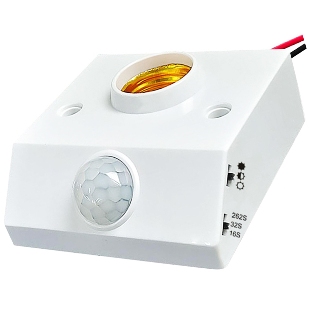 LEDX DY-102 ABS 360 PIR HAREKET SENSÖRLÜ E27 DUY APARATI