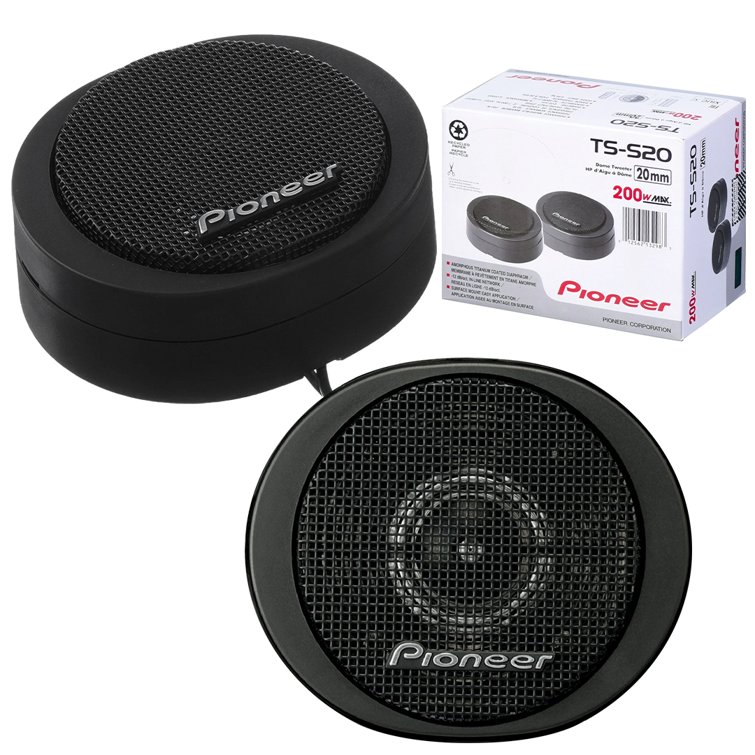 PIONEER TS-S20 3/4 20MM 200 WATT HARD DOME SUPER TWEETER TİZ HOPARLÖR (2Lİ TAKIM)