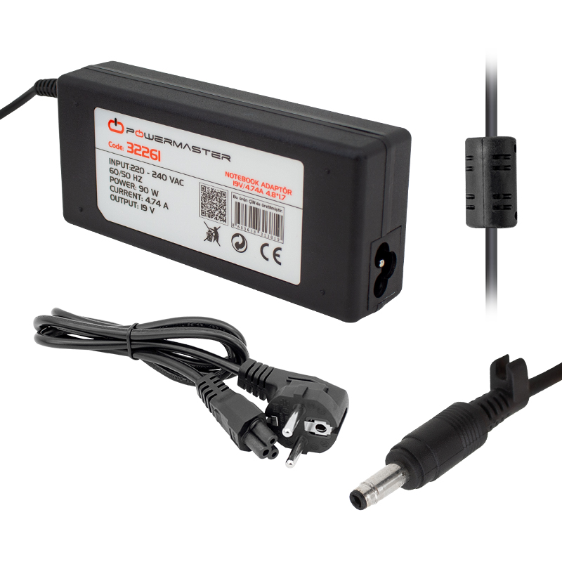 Powermaster PM-32261 19 Volt - 4.74 Amper 4.8*1.7 Mm Uçlu Adaptör (Lg Notebook)