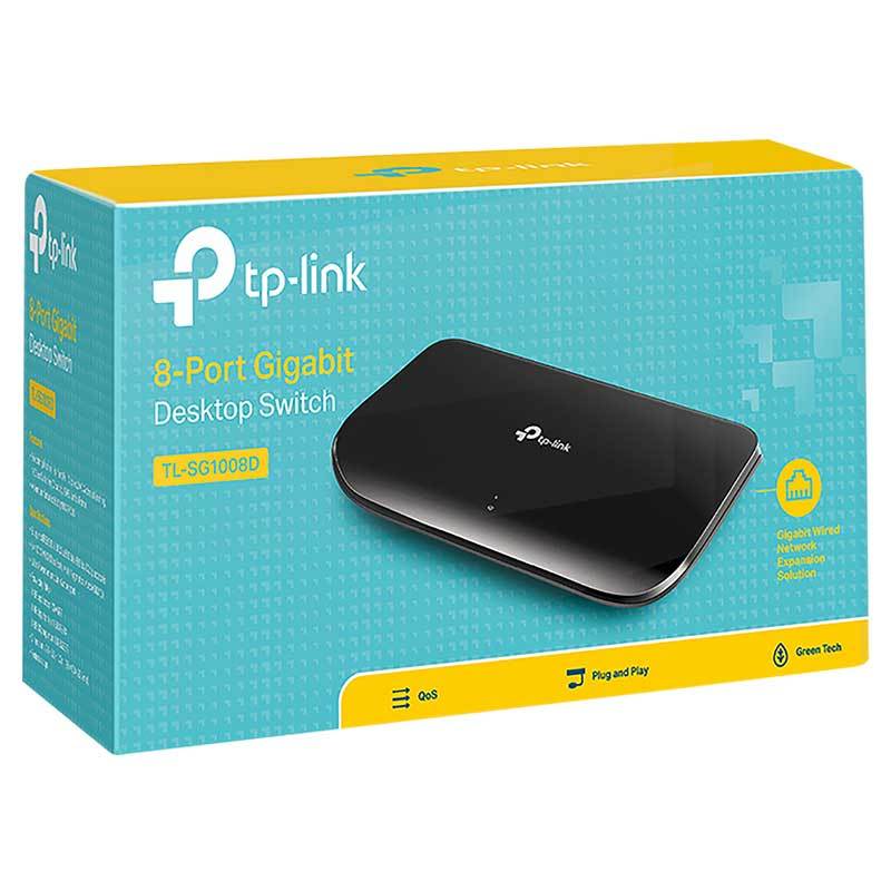 TP-LINK TL-SG1008D 8 PORT 10/100/1000 MPBS GIGABIT SWITCH