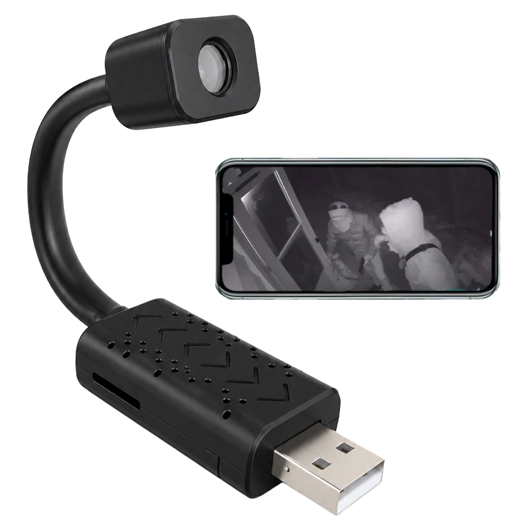 Hello HL-37822 Kablosuz Mini Wi-Fi Akıllı Güvenlik Kamerası Taşınabilir USB Girişli