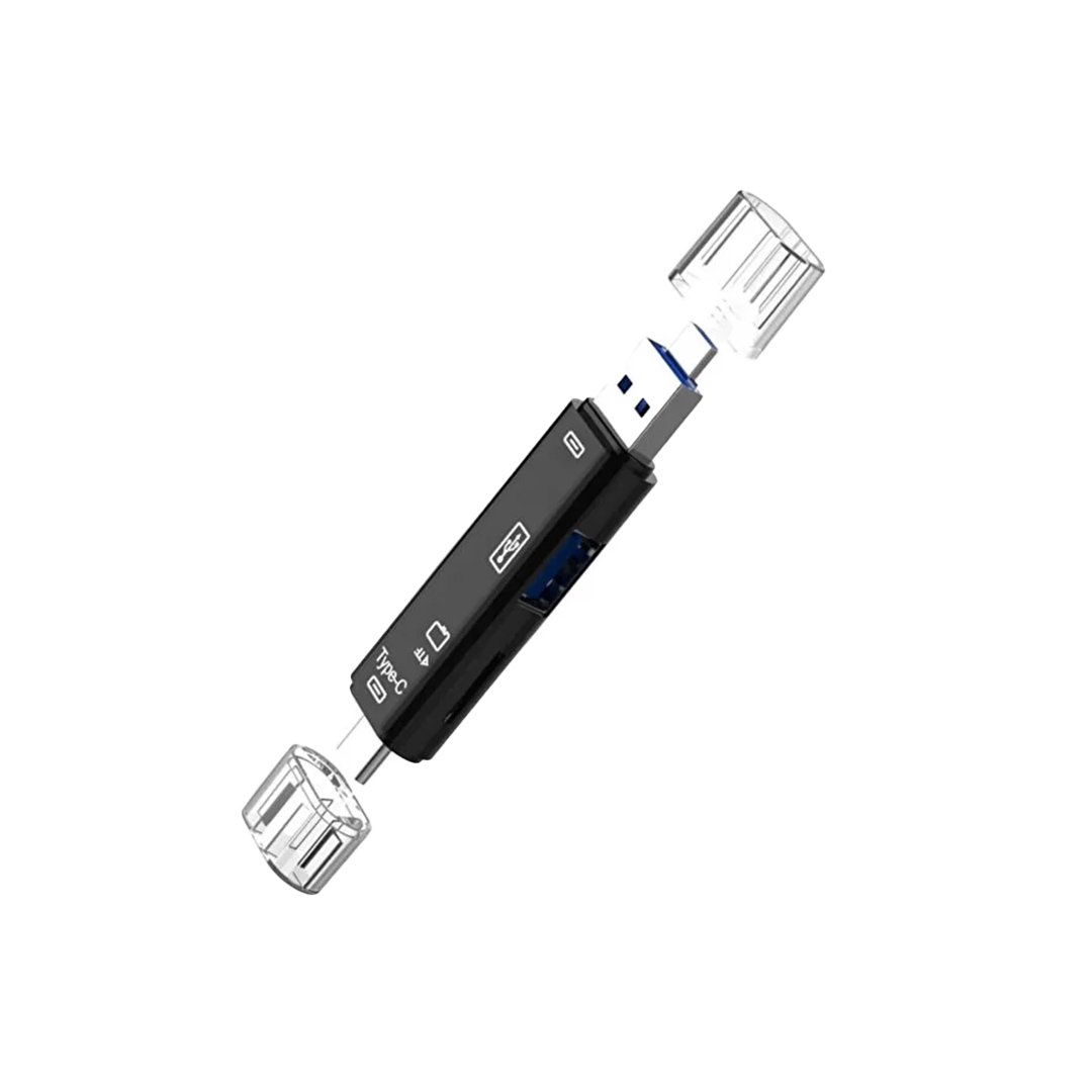 PowerMaster PM-38400 Type-C Micro USB USB Çok Fonksiyonlu Kart Okuyucu VE Otg Adaptör