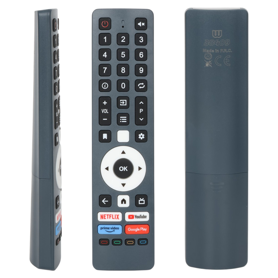 Botech - Wismann - Conti RC0407-020250526 Netflix - Youtube - Prime Video - Google Play Tuşlu Lcd Led TV Kumanda