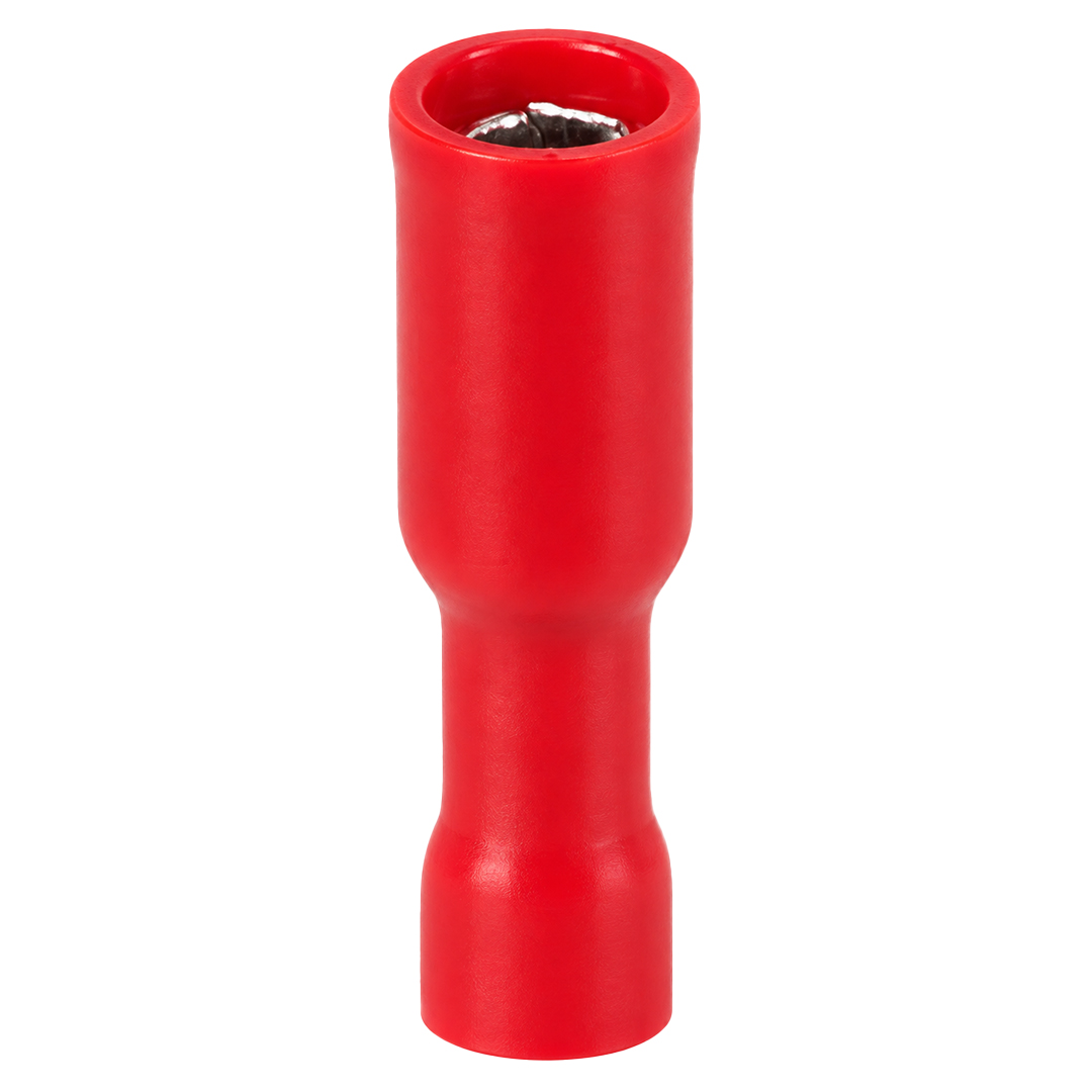 PowerMaster PM-39064 0,5-1,5mm2 Kesit 24x7x5mm Soket Kırmızı İzoleli Kablo Pabucu (100'lü Paket)