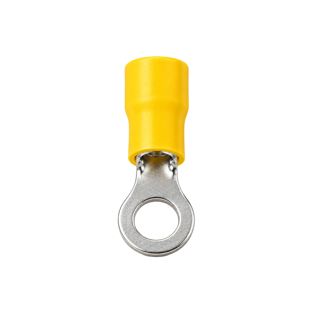 PowerMaster PM-39078 4-6mm2 Kesit 34x15x8mm Soket Sarı İzoleli Kablo Pabucu (100'lü Paket)