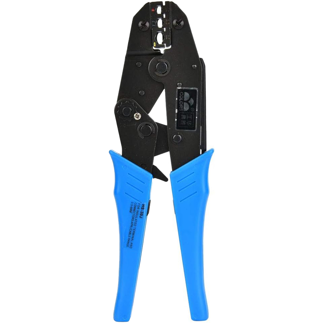 PowerMaster PM-39092 0.5-6mm2 (AWG22-10) HS-30J İzoleli Kablo Pabucu Sıkma Pensesi