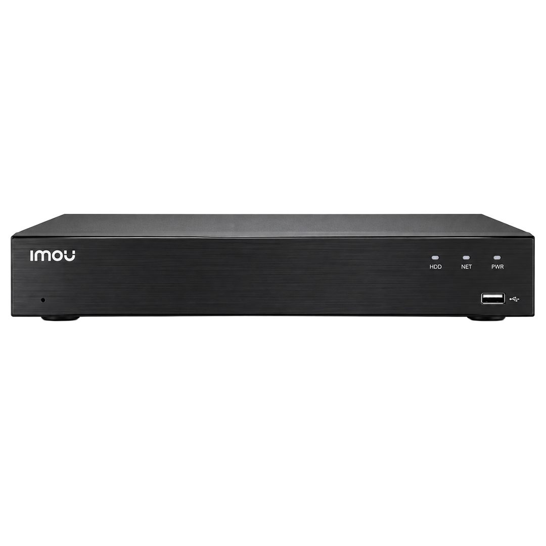 IMOU N236-16P 36 Kanal 16 PoE Girişli H.265 4K NVR Kayıt Cihazı 16TB Destekli Dahili Mikrofon Hoparlör