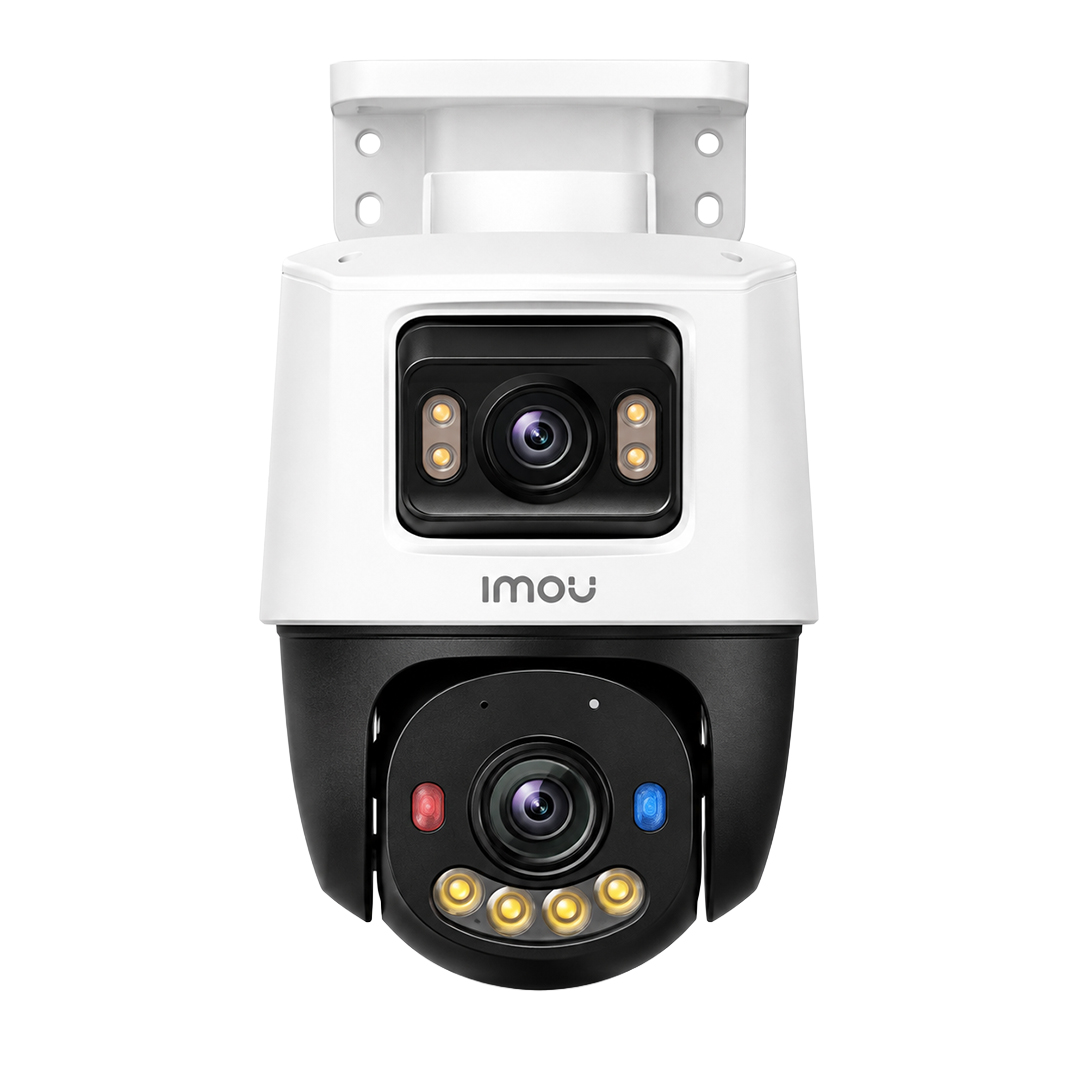 Imou IPC-PS70FP-10M0 Cruiser Dual PS70F Çift Lens (sabit + Pt) Poe İki Yönlü Ses Renkli Gece Görüş 10MP Dome Kamera