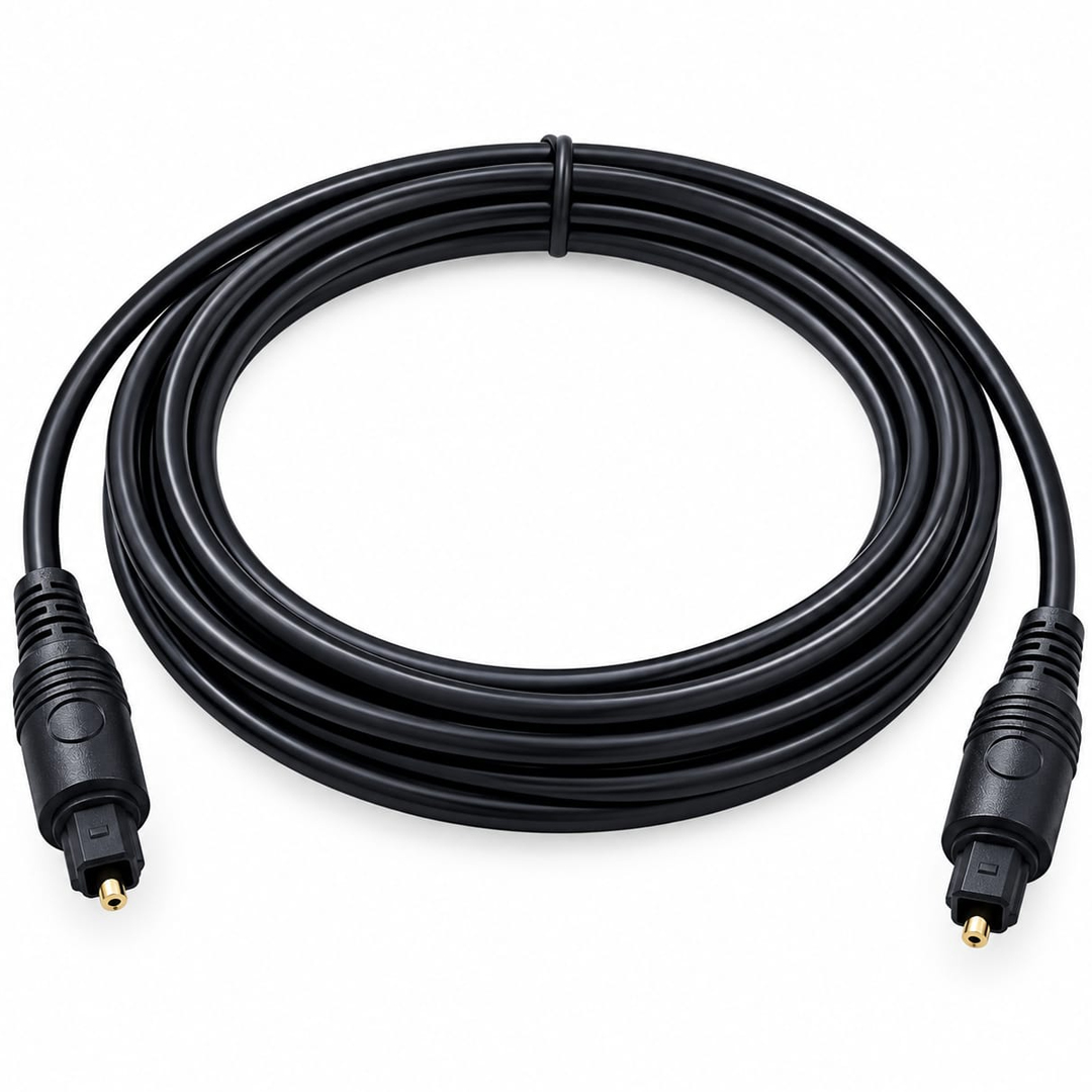 Powermaster PM-4466 Siyah 3 Metre Dijital Optik Toslink Ses Kablosu 