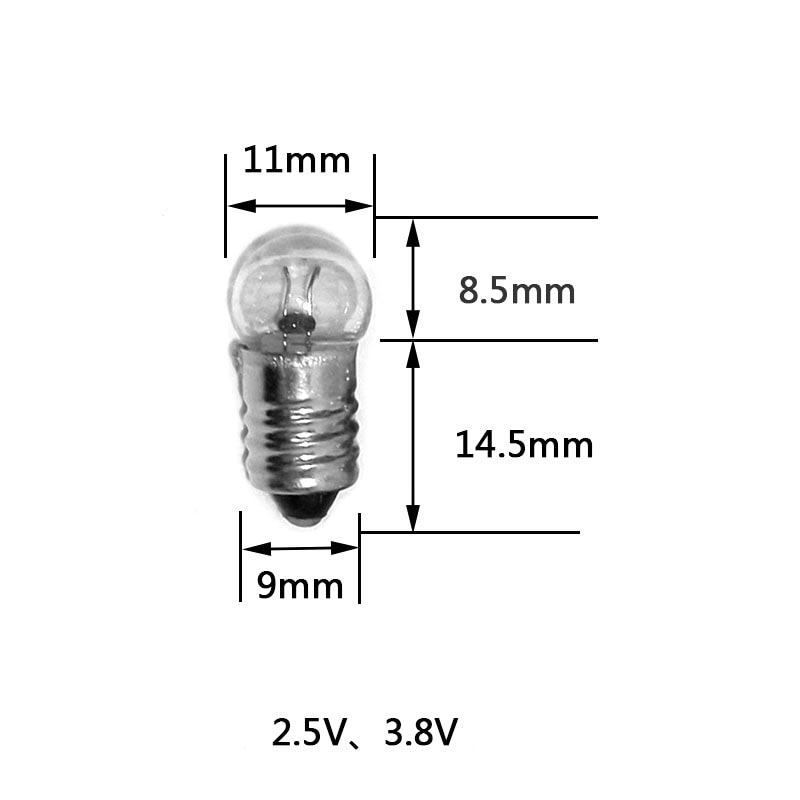 FENER AMPÜL MİNİ 2.5 VOLT VİDALI (50LİK PAKET)
