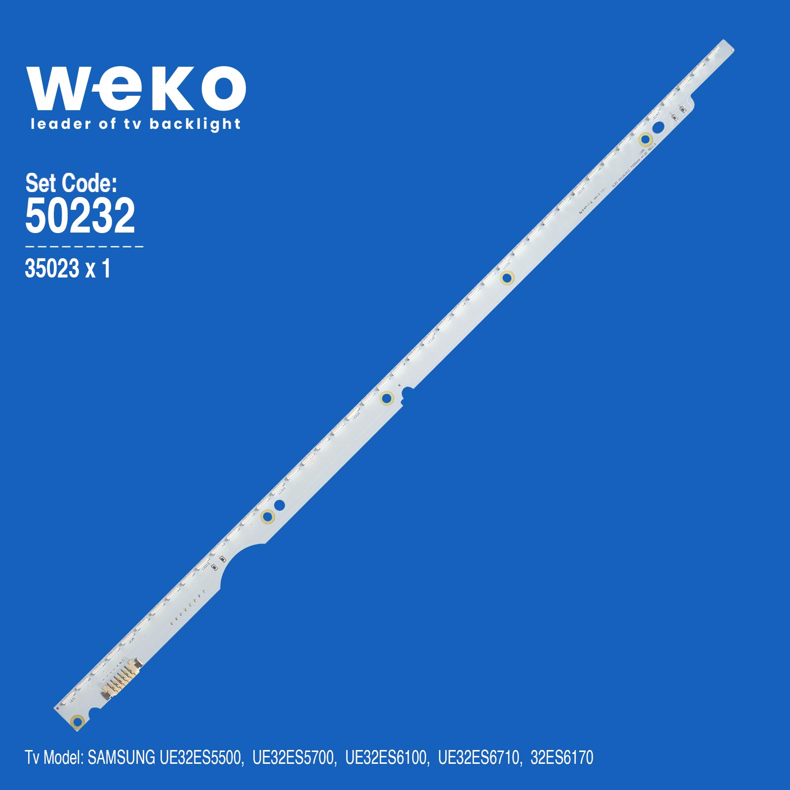 WKSET-5232 35023X1 SLED 2012SVS32 7032NNB 44 2D REV1.0 1 ADET LED BAR 6V (44LED)