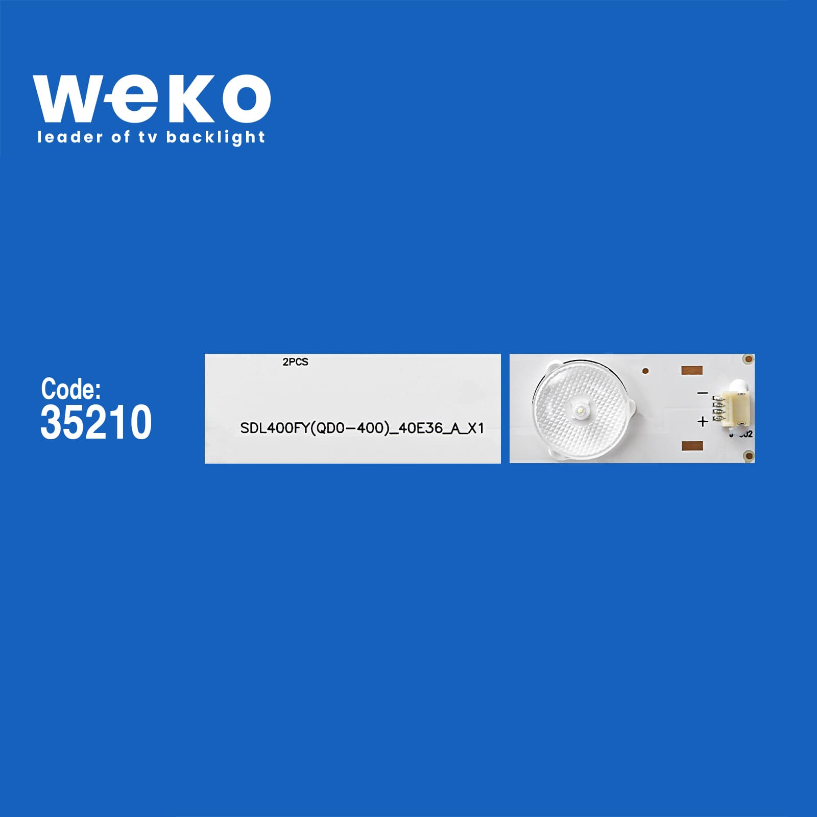 WKSET-5749 35210X3 SDL400FY(QD0-400)_40E36_A_X1 3 ADET LED BAR 1,3 VOLT