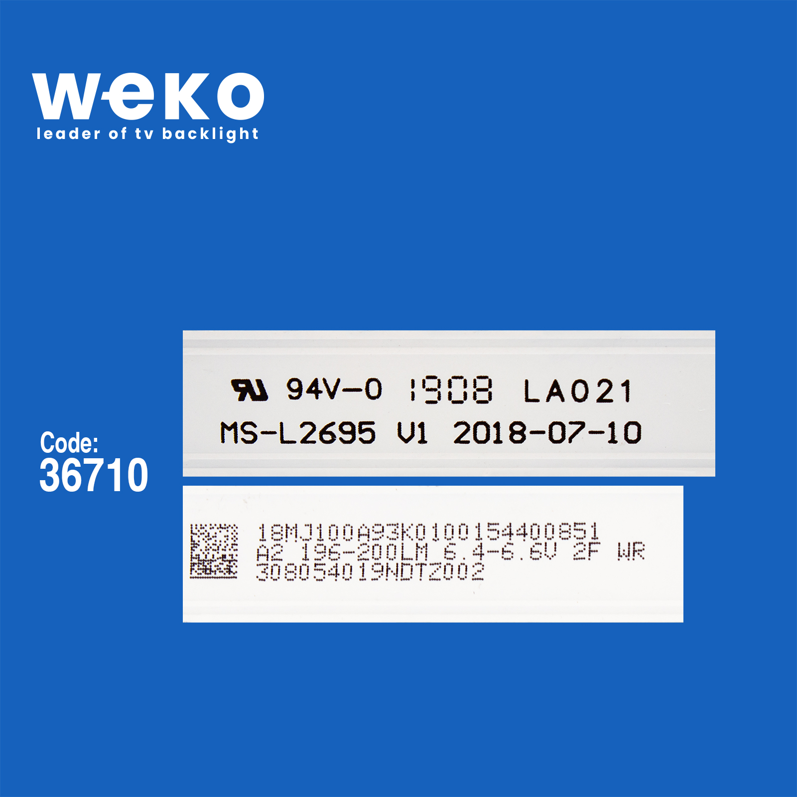 WKSET-5794 36710X3 MS-L2695 V1 3 ADET LED BAR