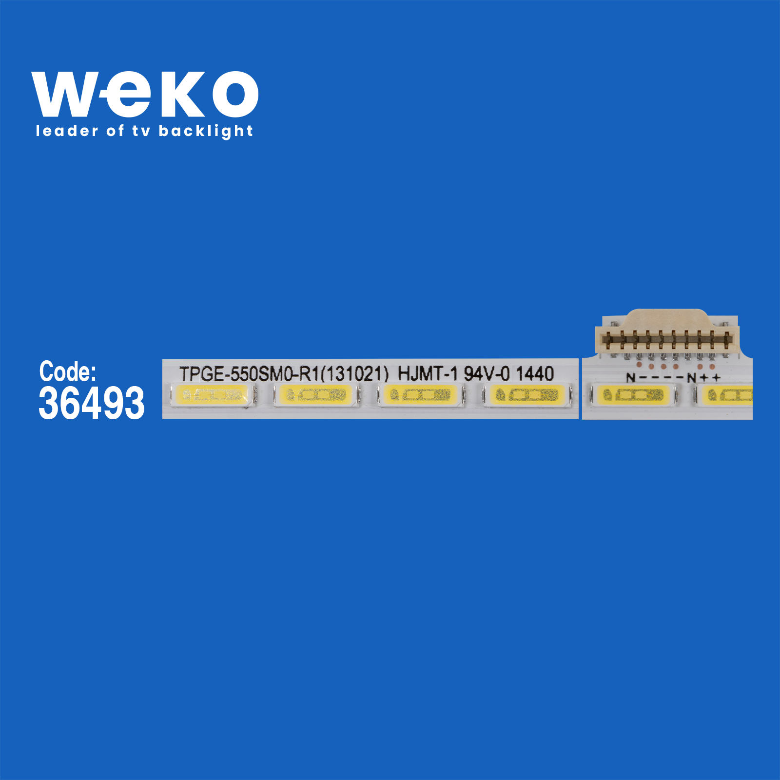 WKSET-5929 36493X1 TPGE-550SM0-R1 (160420) LG 7020 6V 1 ADET LED BAR (76LED)