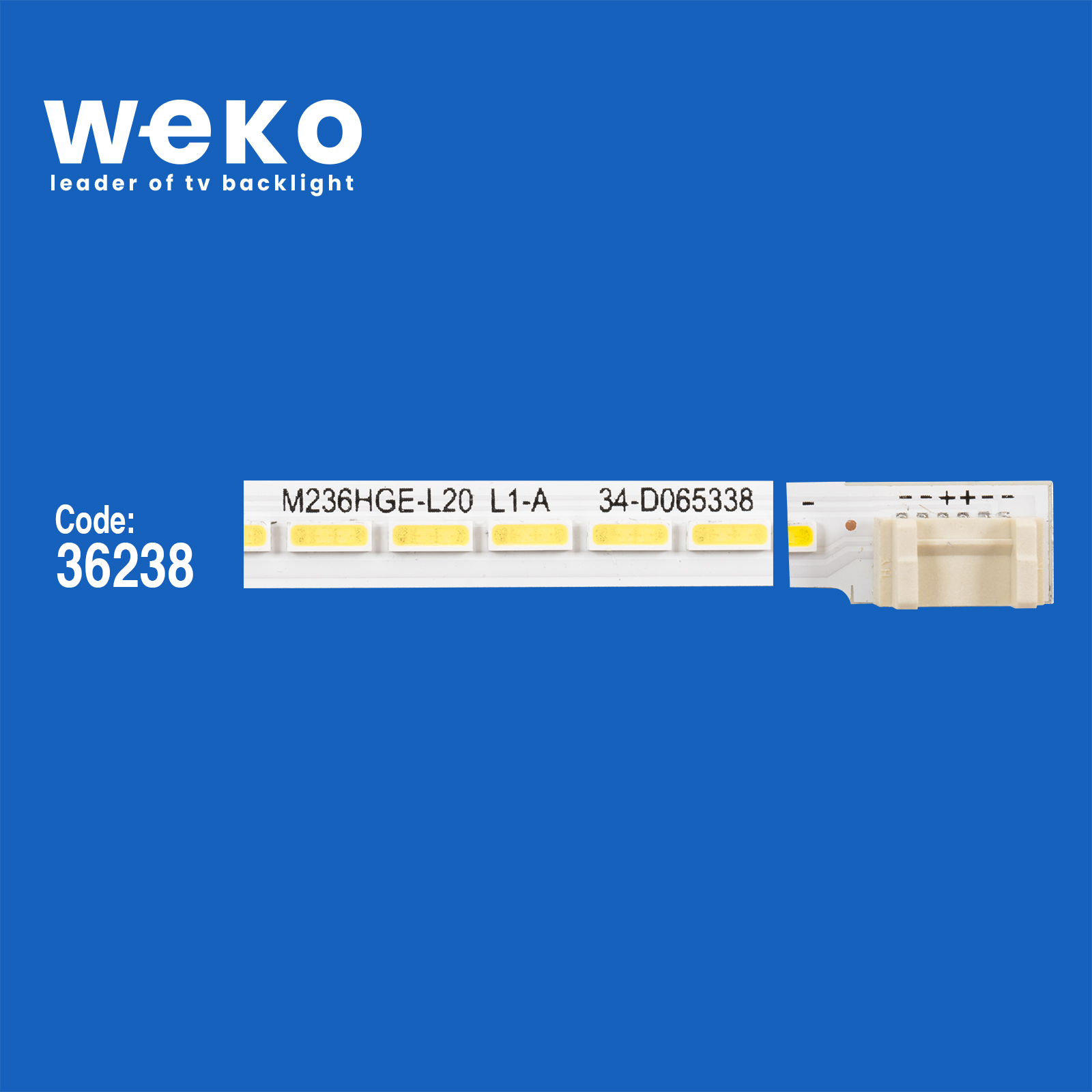 WKSET-5941 36238X1 M236HGE L20 C3/C4 4020 M236HGE-L20 Rev.C4 34-D083369 J1 1 ADET LED BAR (28LED)