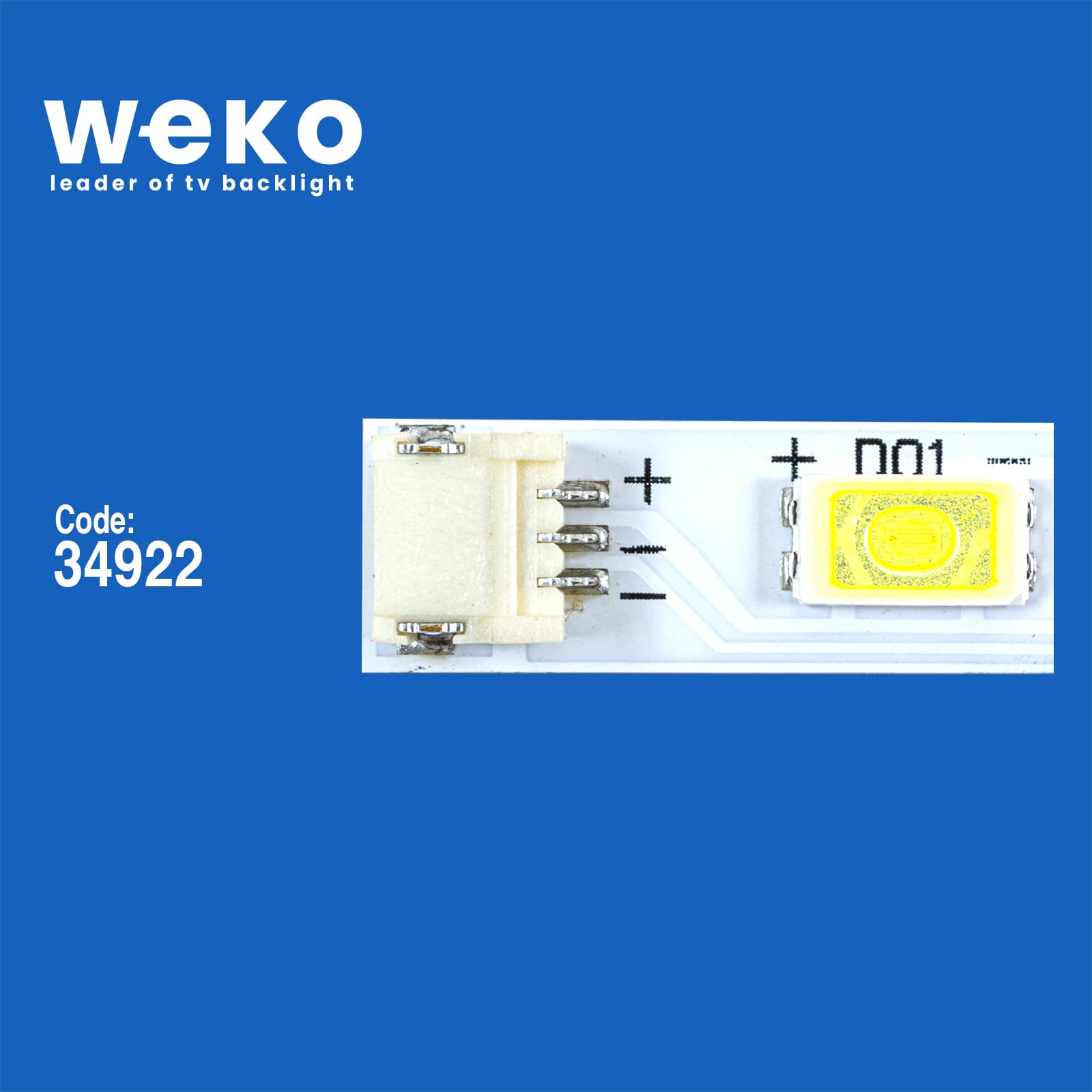 WKSET-6072 34922X2 31T12-01A - WT-31T12001-MXB6X-X-1-05L-7629 L019 2 ADET LED BAR (36LED)