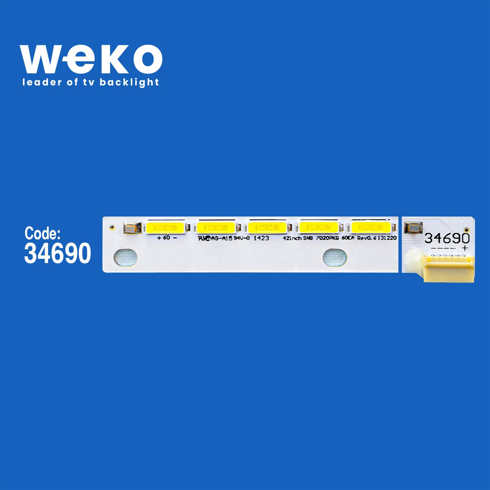WKSET-6128 34690X1 42INCH SNB 7020PKG 60EA REV0.6 131220 1 ADET LED BAR
