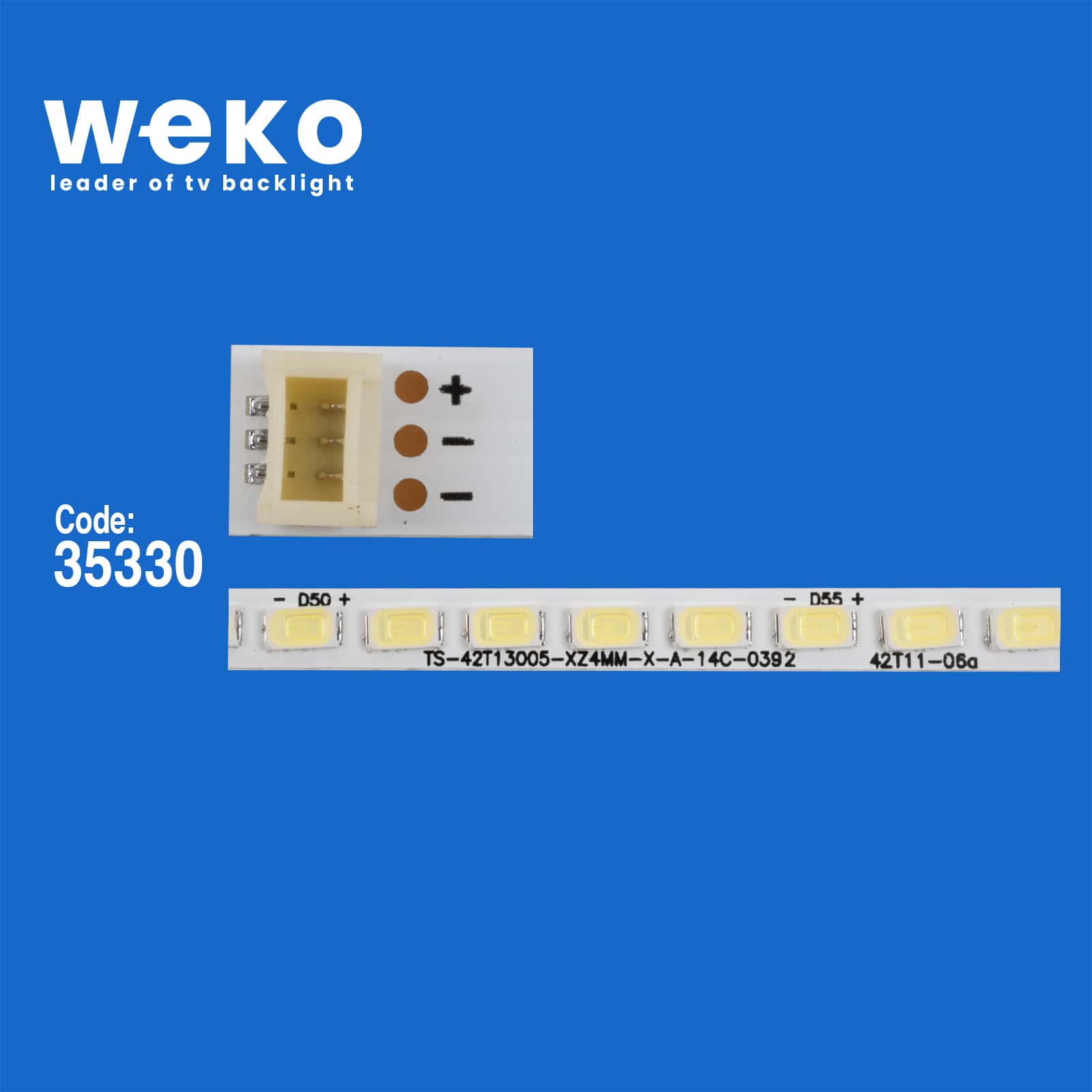 WKSET-6136 35330X2 42T11-06A 2 ADET LED BAR (60LED)