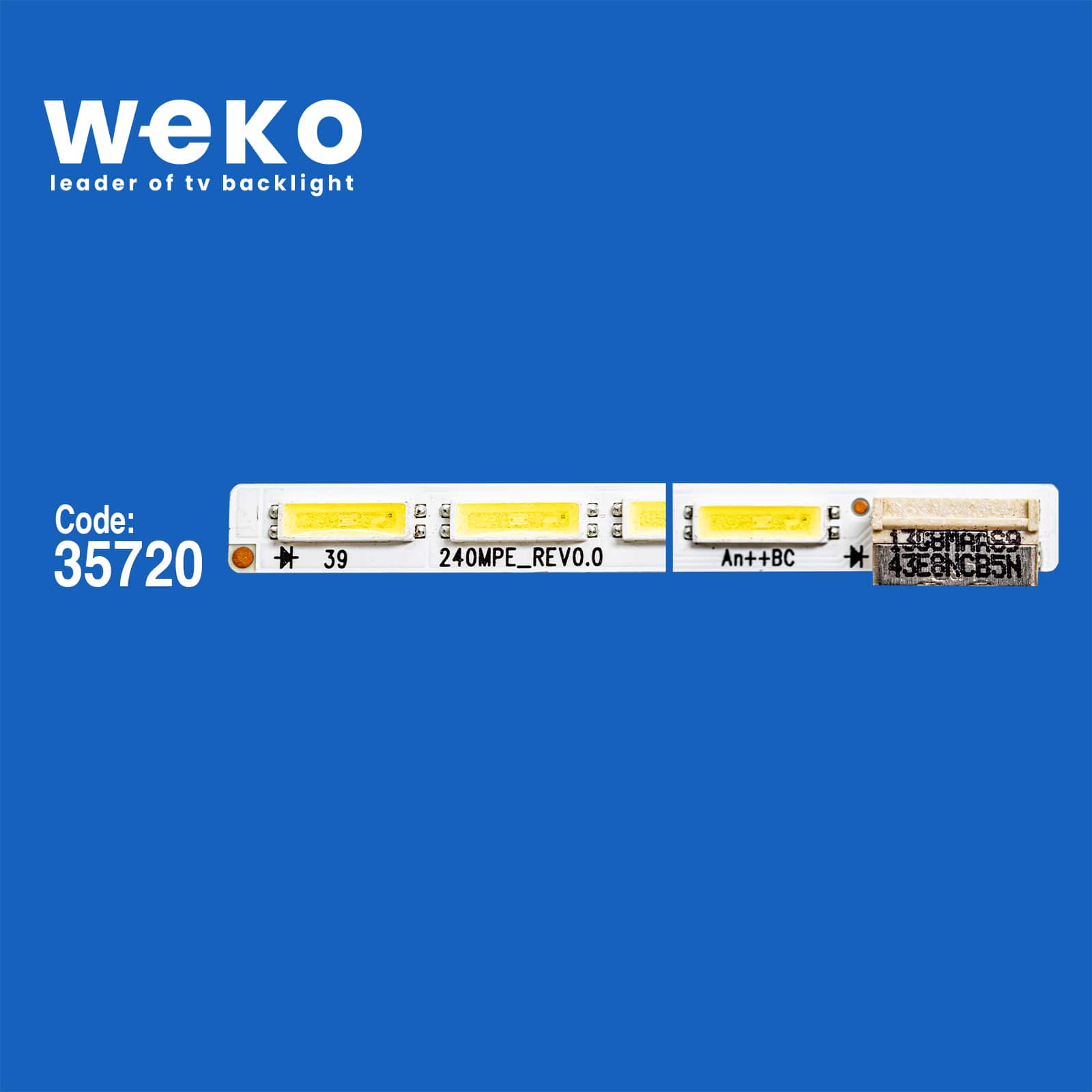 WKSET-6155 35720X1 216RA REV0.0 - 6916L-2640A - F1401G 1 ADET LED BAR (48LED)