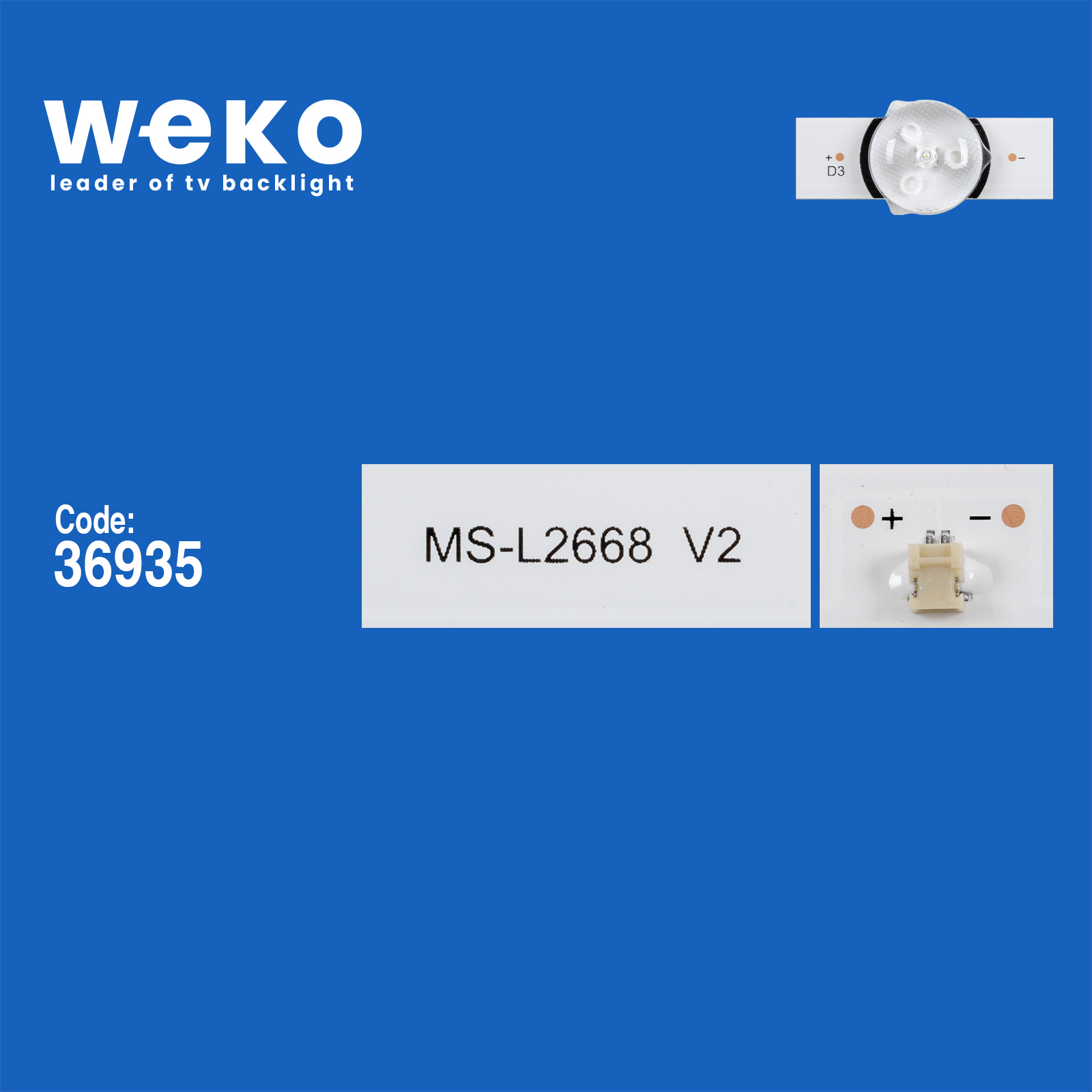 WKSET-6231 36935X2 MS-L2151 / MS-L2668 V2 / JL.D24041330-0 06AS-M 2 ADET LED BAR