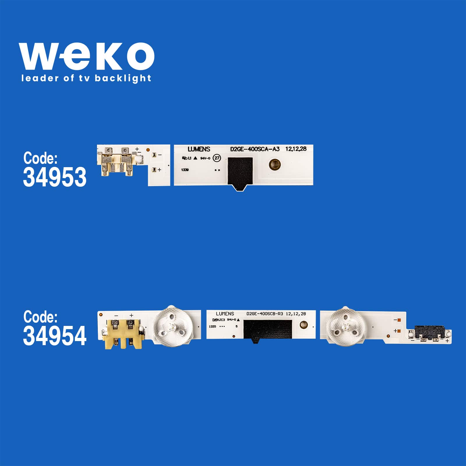 WKSET-6235 34953X7 34954X7 D2GE-400SCA/B 14 ADET LED BAR
