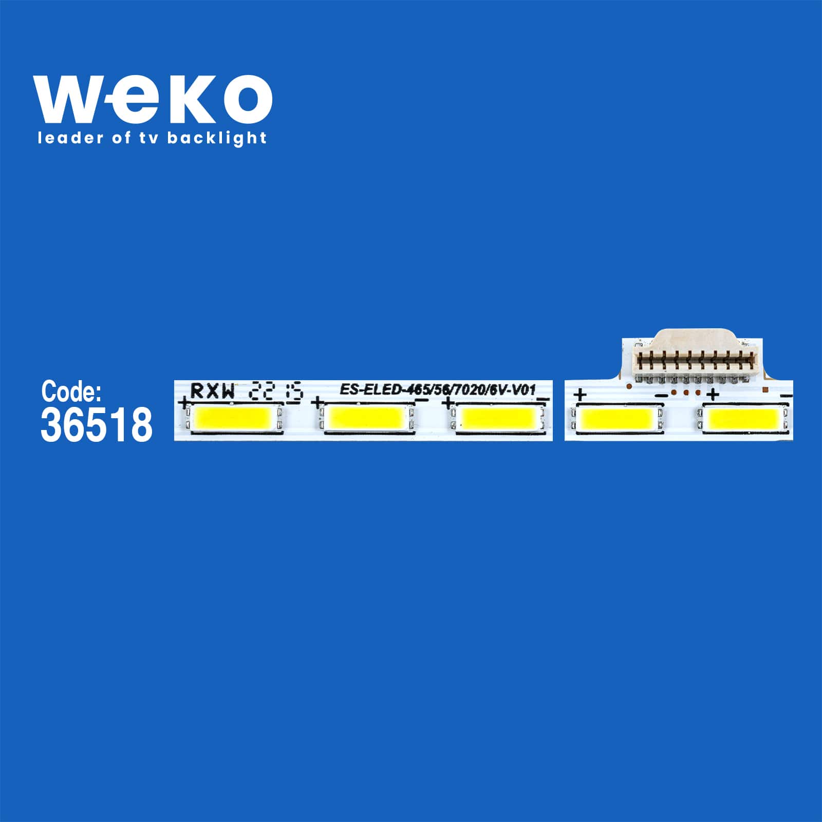 WKSET-6255 36518X1 TPGE-480SM0-R1(130823) 1 ADET LED BAR (56LED)