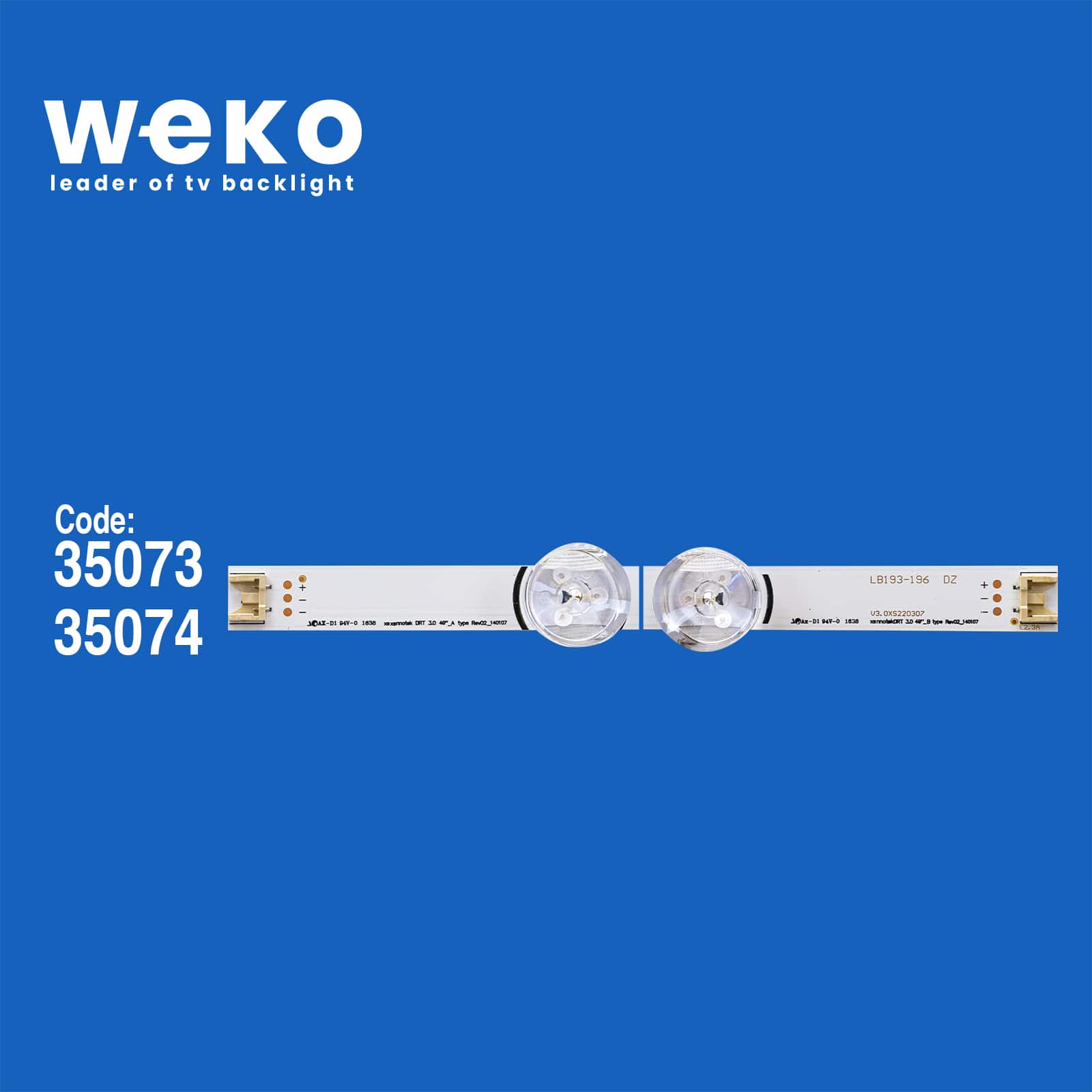 WKSET-6354 35073X5 35074X5 LG INNOTEK DRT 3.0 49 A/B TYPE BİRLEŞTİRİLMİŞ LED KODU 102,5 CM 5 ADET LED BAR