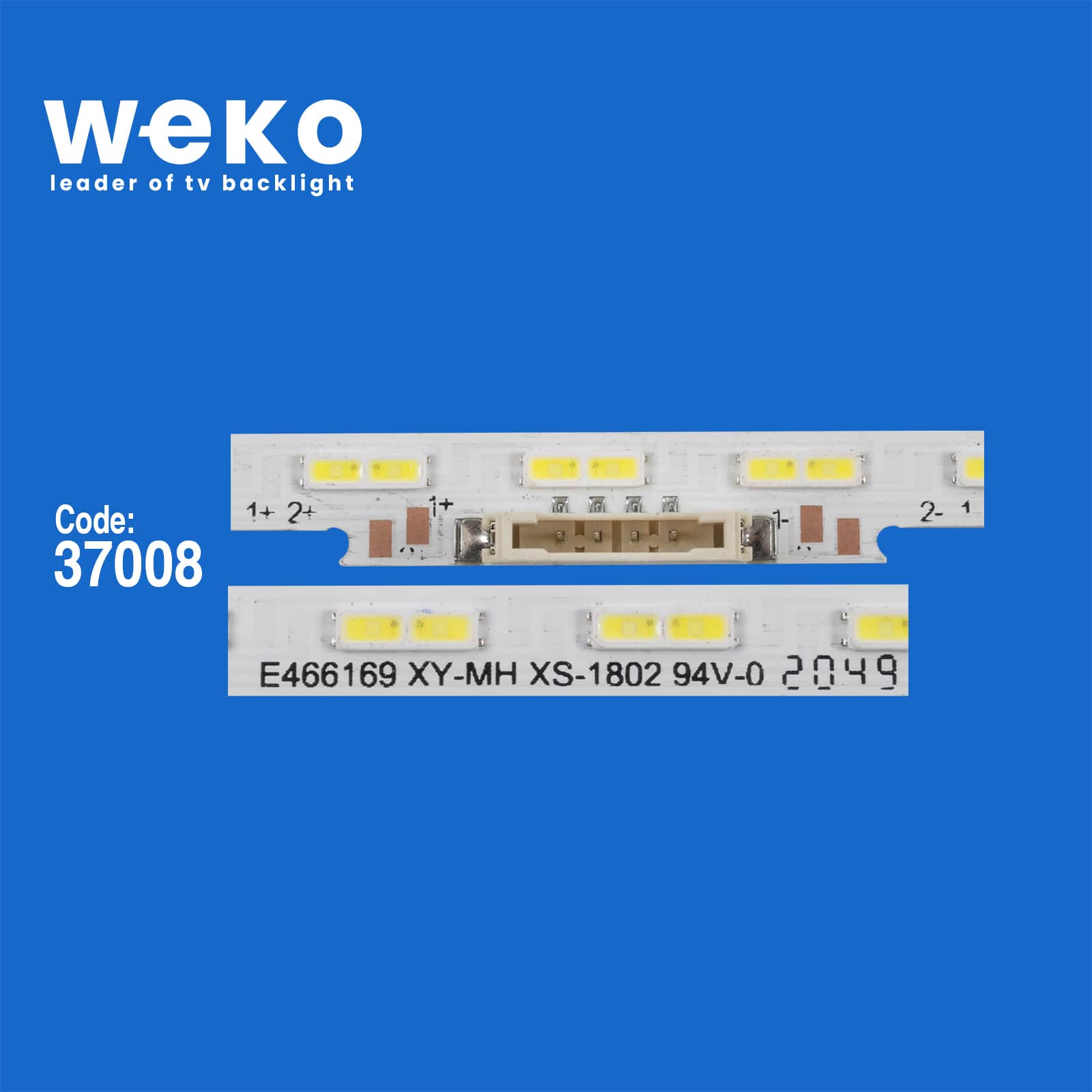 WKSET-6416 37008X2 BN96-52596A REV00 ES60SV8FPKWA56 2 ADET LED BAR (56LED)